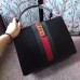 Gucci Black Sylvie Medium Top Handle Bag Gucci Black Sylvie Medium Top Handle Bag