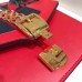 Gucci Red Leather Sylvie Mini Chain Bag Gucci Red Leather Sylvie Mini Chain Bag