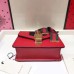 Gucci Red Leather Sylvie Mini Chain Bag Gucci Red Leather Sylvie Mini Chain Bag