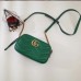 Gucci Green GG Marmont Small Camera Shoulder Bag Gucci Green GG Marmont Small Camera Shoulder Bag