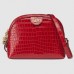 Gucci Red Ophidia Crocodile Small Shoulder Bag Gucci Red Ophidia Crocodile Small Shoulder Bag