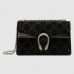 Gucci Black Dionysus GG Velvet Small Shoulder Bag Gucci Black Dionysus GG Velvet Small Shoulder Bag