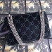 Gucci Black Dionysus GG Velvet Small Shoulder Bag Gucci Black Dionysus GG Velvet Small Shoulder Bag
