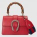Gucci Red Dionysus Mini Bamboo Top Handle Bag Gucci Red Dionysus Mini Bamboo Top Handle Bag