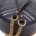 Gucci Black GG Marmont Mini Round Shoulder Bag Gucci Black GG Marmont Mini Round Shoulder Bag