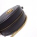 Gucci Black GG Marmont Mini Round Shoulder Bag Gucci Black GG Marmont Mini Round Shoulder Bag