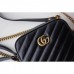 Gucci Black Mini GG Marmont Shoulder Bag Gucci Black Mini GG Marmont Shoulder Bag