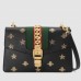 Gucci Black Sylvie Bee Star Small Shoulder Bag Gucci Black Sylvie Bee Star Small Shoulder Bag