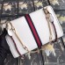 Gucci Rajah Medium White Shoulder Bag Gucci Rajah Medium White Shoulder Bag