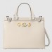 Gucci Zumi White Grainy Leather Medium Top Handle Bag Gucci Zumi White Grainy Leather Medium Top Handle Bag