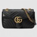 Gucci Black GG Marmont Small Matelasse Shoulder Bag Gucci Black GG Marmont Small Matelasse Shoulder Bag