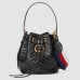 Gucci Black GG Marmont Bucket Bag Gucci Black GG Marmont Bucket Bag