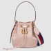 Gucci Light Pink GG Marmont Bucket Bag Gucci Light Pink GG Marmont Bucket Bag