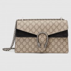 Gucci Black Dionysus Small GG Supreme Shoulder Bag Gucci Black Dionysus Small GG Supreme Shoulder Bag