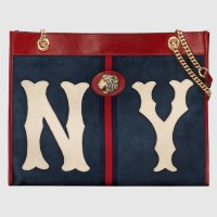 Gucci Rajah Large Tote With NY Yankees™ Patch Gucci Rajah Large Tote With NY Yankees™ Patch