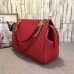Gucci Red Signature Large Shoulder Bag