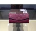 Louis Vuitton Monogram Empreinte Sarah Wallet Fuchsia