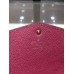 Louis Vuitton Monogram Empreinte Sarah Wallet Fuchsia