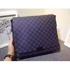 LOUIS VUITTON DISTRICT MM Damier Graphite Canvas N41272 LOUIS VUITTON DISTRICT MM Damier Graphite Canvas N41272
