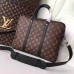 Louis Vuitton Porte-Documents Voyage PM Bag M52005 Monogram Macassar Canvas(75401) Louis Vuitton Porte-Documents Voyage PM Bag M52005 Monogram Macassar Canvas(75401)