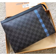 Louis Vuitton Damier Graphite Zip Pouch M64444 Louis Vuitton Damier Graphite Zip Pouch M64444