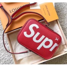 Louis Vuitton Supreme Epi Crossbody Bag M53434 Red 2017 Louis Vuitton Supreme Epi Crossbody Bag M53434 Red 2017