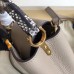 Louis Vuitton Capucines Mini Bag Python Handle Galet