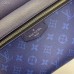 Louis Vuitton Monogram Canvas and Taiga Leather Discovery Backpack PM Bag M30229 Blue 2019 Louis Vuitton Monogram Canvas and Taiga Leather Discovery Backpack PM Bag M30229 Blue 2019
