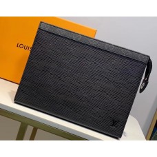 Louis Vuitton Pochette Voyage MM Bag Epi Leather M67899 Black Louis Vuitton Pochette Voyage MM Bag Epi Leather M67899 Black