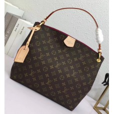 Louis Vuitton Graceful Hobo PM Bag Monogram Canvas M43700 Pivoine 2018 Louis Vuitton Graceful Hobo PM Bag Monogram Canvas M43700 Pivoine 2018