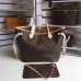 Louis Vuittom Monogram Canvas Neverfull MM Bag Beige