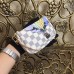 Louis Vuitton N63005 Mini Pochette Accessoires Illustre Damier Azur Canvas Louis Vuitton N63005 Mini Pochette Accessoires Illustre Damier Azur Canvas