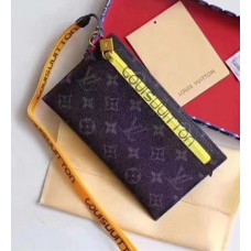 Louis Vuitton Pouch Clutch Small Bag Monogram Canvas Yellow Spring Summer 2018 Louis Vuitton Pouch Clutch Small Bag Monogram Canvas Yellow Spring Summer 2018