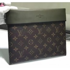LOUIS VUITTON POCHETTE TUILERIES MONOGRAM DARK GREEN M64035 2017 LOUIS VUITTON POCHETTE TUILERIES MONOGRAM DARK GREEN M64035 2017