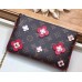 Louis Vuitton Monogram Canvas Blooming Flowers Pochette Double Zip Bag M63905 Red 2019