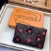 Louis Vuitton Monogram Canvas Blooming Flowers Pochette Double Zip Bag M63905 Black 2019