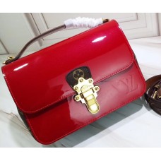 Louis Vuitton Smooth Vernis Patent Leather Cherrywood BB Bag M52686 Scarlet 2019