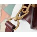Louis Vuitton Monogram Vernis Patent Leather Mini Dauphine Bag Burgundy 2019