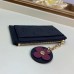 Louis Vuitton Flower Monogram Empreinte Zipped Card Holder M68338 Black 2019