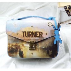 Louis Vuitton Pochette Metis Messenger Bag M53503 Blue/Gold 2018 Louis Vuitton Pochette Metis Messenger Bag M53503 Blue/Gold 2018