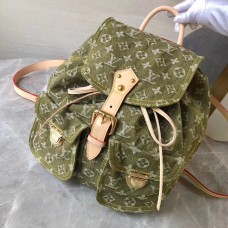 Louis Vuitton Monogram Denim Sac A Dos Backpack PM Bag green Louis Vuitton Monogram Denim Sac A Dos Backpack PM Bag green