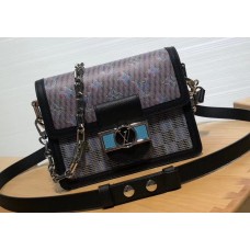 Louis Vuitton Monogram LV Pop Print Mini Dauphine Bag M55454 Blue 2019 Louis Vuitton Monogram LV Pop Print Mini Dauphine Bag M55454 Blue 2019