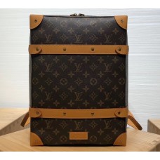 Louis Vuitton Monogram Canvas Soft Trunk Backpack PM Bag M44752 2019 Louis Vuitton Monogram Canvas Soft Trunk Backpack PM Bag M44752 2019
