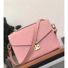 Louis Vuitton Pochette Metis Monogram Empreinte Leather Bag M44018 Pink Louis Vuitton Pochette Metis Monogram Empreinte Leather Bag M44018 Pink