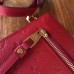 Louis Vuitton Pochette Metis Monogram Empreinte Leather Bag M41488 Red Louis Vuitton Pochette Metis Monogram Empreinte Leather Bag M41488 Red