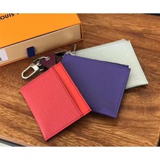 Louis Vuitton Trio Epi Leather Wallet M62254 Red/Blue/White Louis Vuitton Trio Epi Leather Wallet M62254 Red/Blue/White