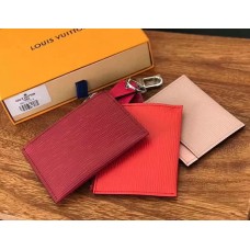 Louis Vuitton Trio Epi Leather Wallet M62254 Pink/Red/Burgundy Louis Vuitton Trio Epi Leather Wallet M62254 Pink/Red/Burgundy