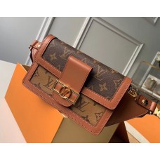 Louis Vuitton Monogram Reverse Canvas Dauphine Chest Bumbag Bag M44586 02 2019 Louis Vuitton Monogram Reverse Canvas Dauphine Chest Bumbag Bag M44586 02 2019