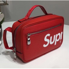 Louis Vuitton Epi Leather Supreme Mini Tote Bag Red 2017 Louis Vuitton Epi Leather Supreme Mini Tote Bag Red 2017
