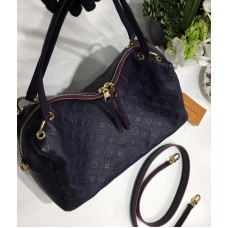 Louis Vuitton Monogram Empreinte Leather Ponthieu Bag PM M43721 Marine Rouge 2017